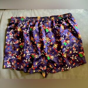 New LOONEY TOONS Vintage Xmas 100% Silk Briefs Size XL